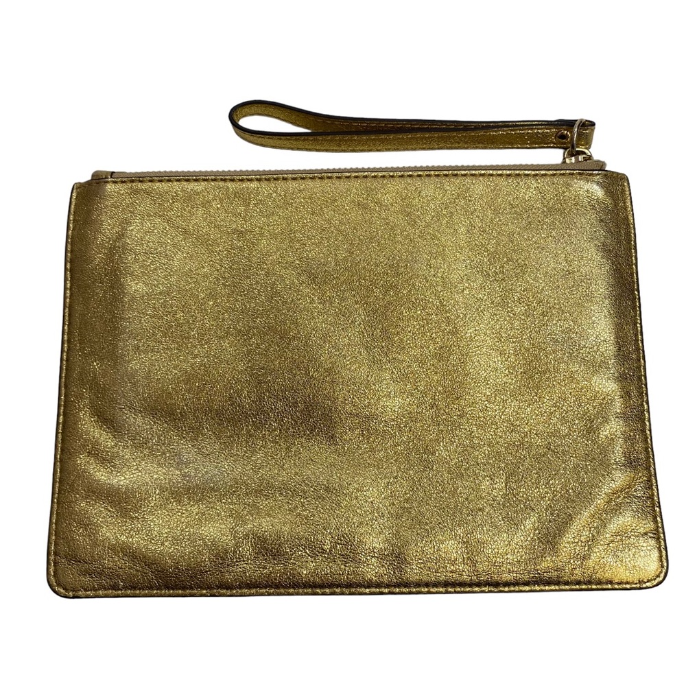 Michael Kors Gold Patchwork Leather Large Wristle… - image 2